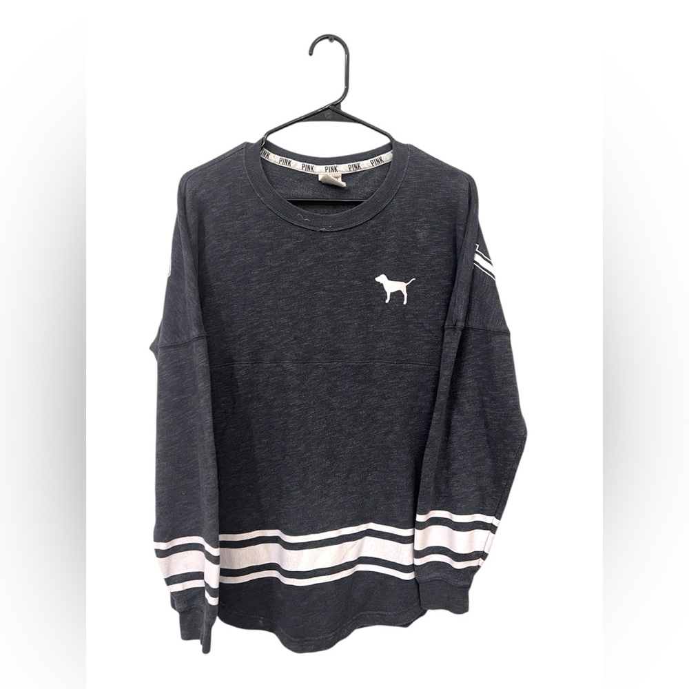PINK Victoria’s Secret Crewneck Sweatshirt Size S (Small Stains)